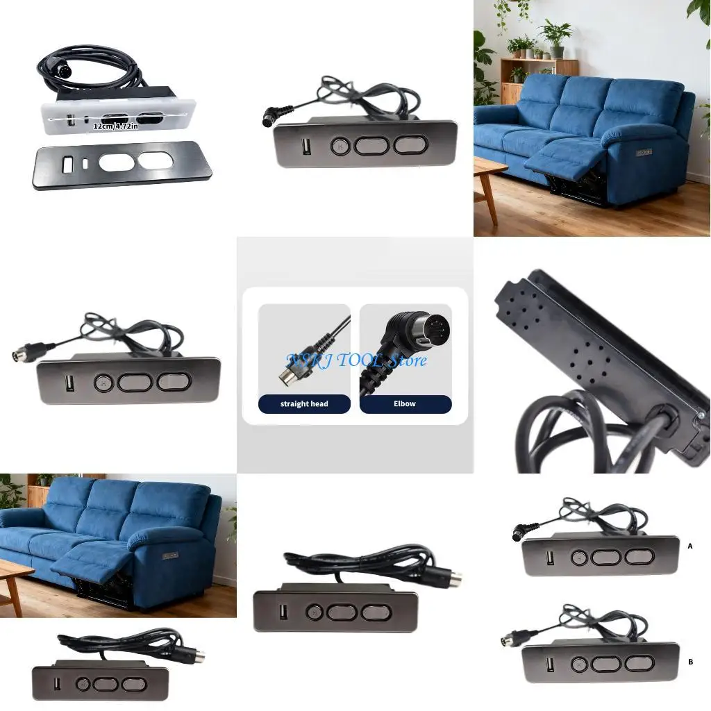 

L8RC Chair Lift Controller 5 Button Hand Control Switches Power Recliner Switches