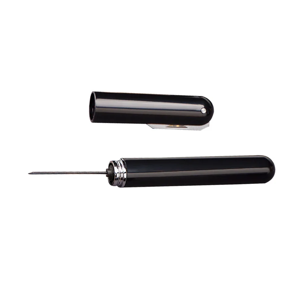 

1 шт., открывалка для бутылок вина, высококачественный материал, устройство для удаления пробки под давлением воздуха, компактный дизайн для кемпинга на открытом воздухе, черный