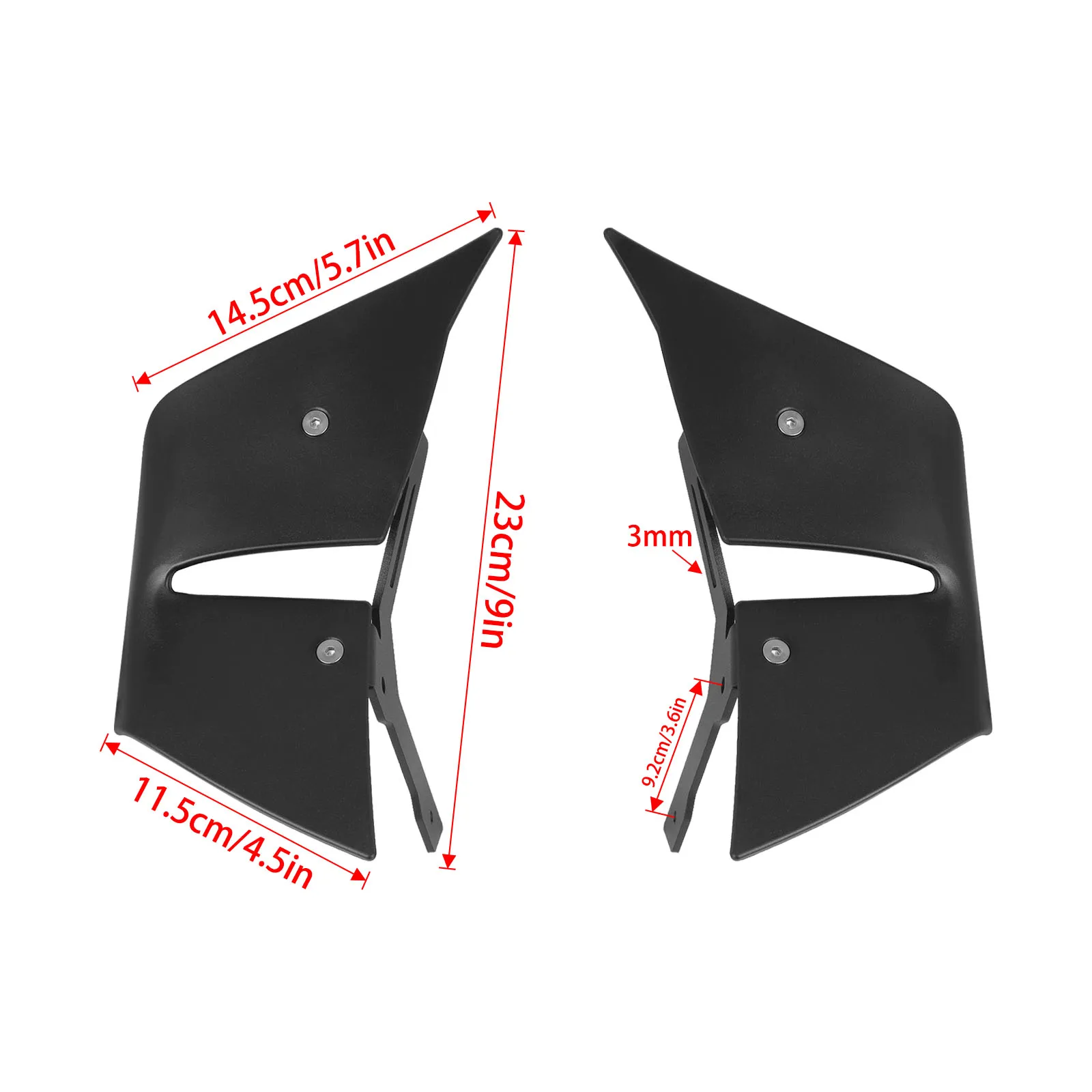 CB1000 Side Downforce Spoiler Fairing Winglet For Honda CB 1000 Hornet SP 2025 2026 Motorcycle Naked Front Aerodynamic Wind Wing