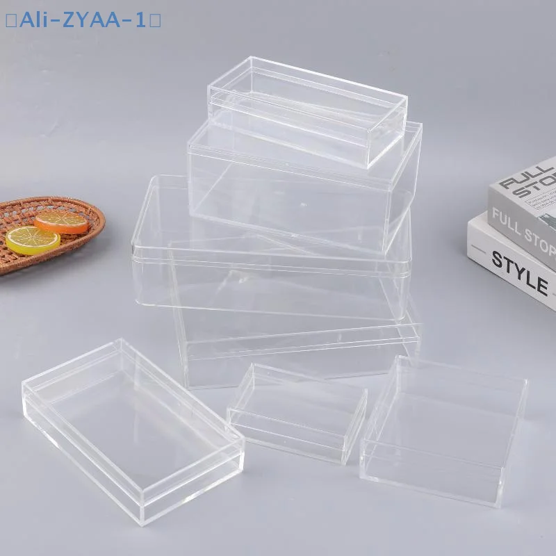 【ZYAA-1】Thickened Rectangular Acrylic Storage Box High Transparency Food Gift Packaging Plant Landscaping Transparent Box