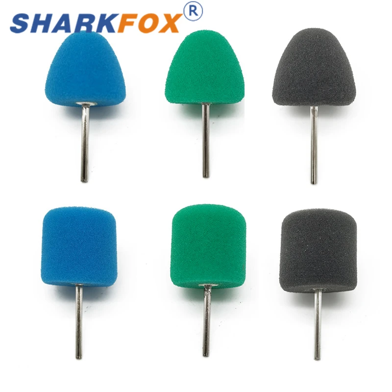 

Sharkfox 6 шт./12 шт. Набор мини-полировальных губок для контура автомобиля, детализация, полировальная подушечка