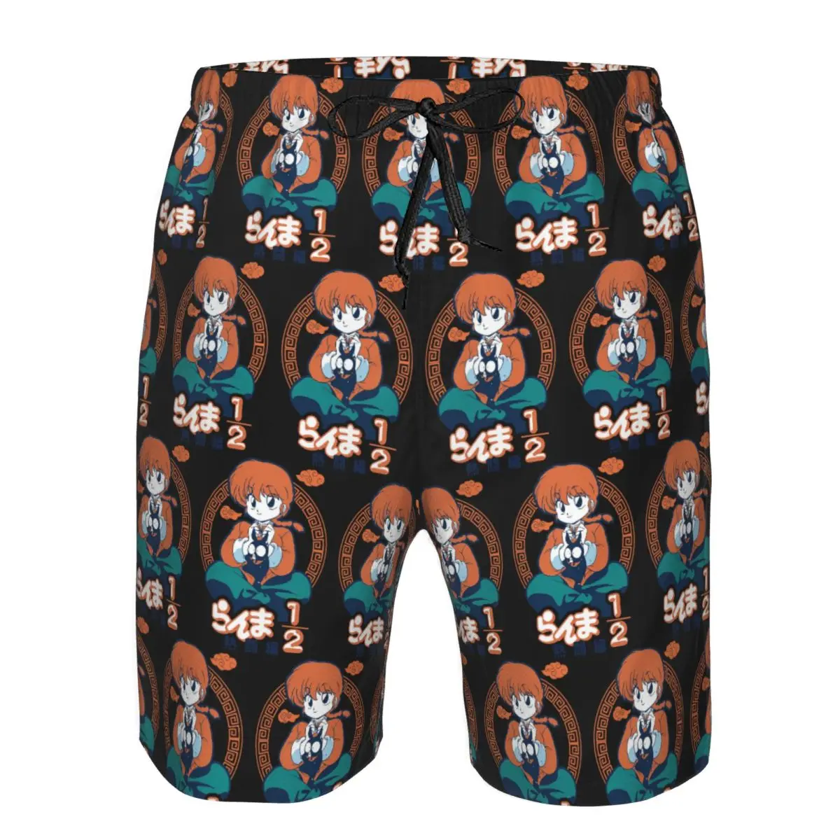 Ranma Trunks Beach Board Shorts Casual Quick Dry Swim Summer Men Pants
