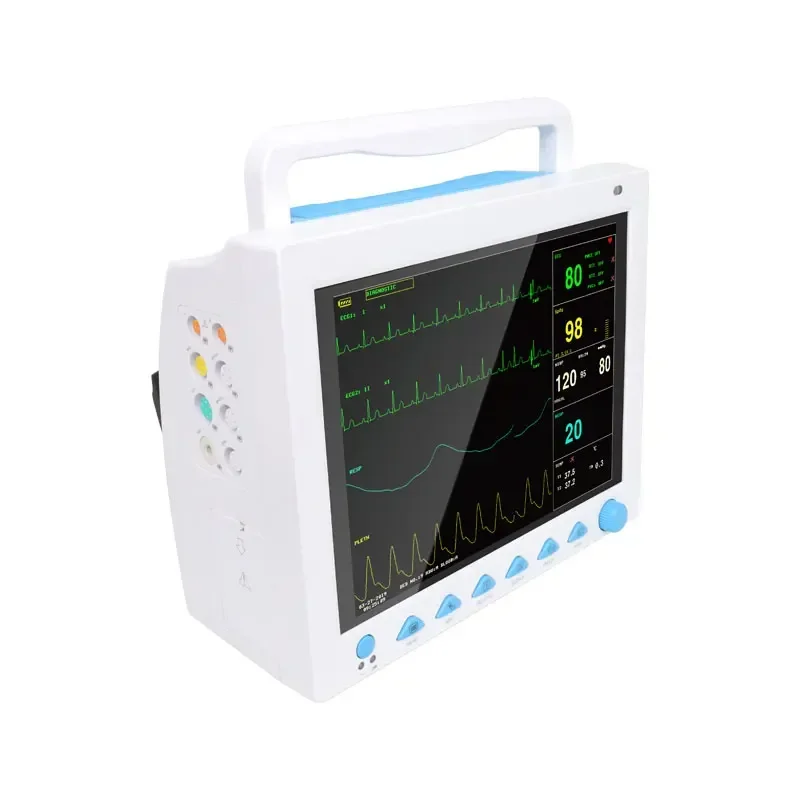 CMS8000VET Veterinary ETCO2 Multiparameter Vital Sign Capnograph Vet ing Equipment