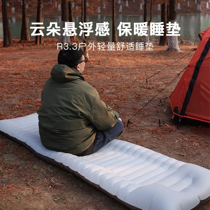 Outdoor camping inflatable mat, thermal tent floor mat, ultra-light moisture-proof mat, outdoor, sleeping mat