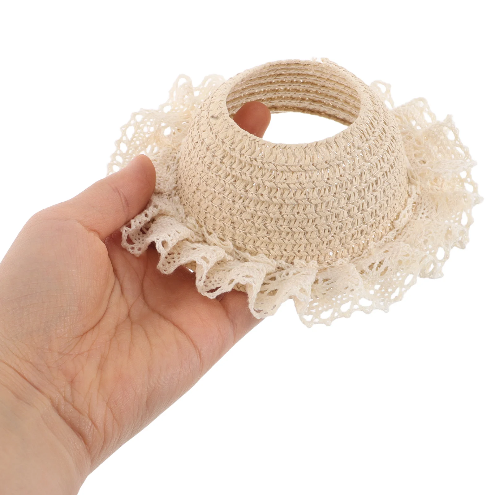 

3 шт. мини-тканые шапки ручной работы с открытым верхом, дизайнерские шапки для поделок, маленьких домашних животных, миниатюрный реквизит для фотосессии «сделай сам», аксессуары