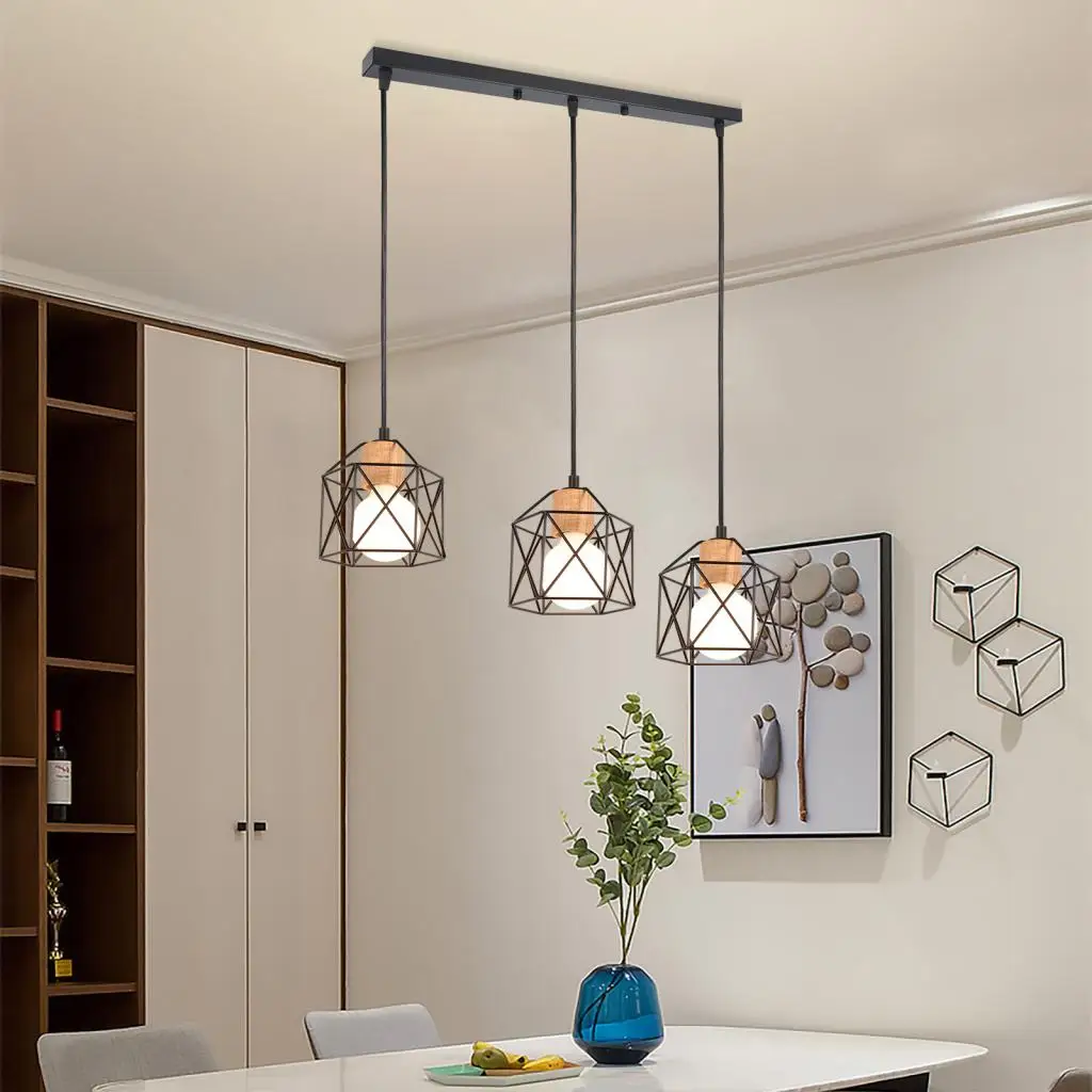 3 Holes DIY Ceiling Lamp Base Canopy Plate Chandeliers Light Fittings Rectangular Straight Pendant Hanging Lighting Accessories