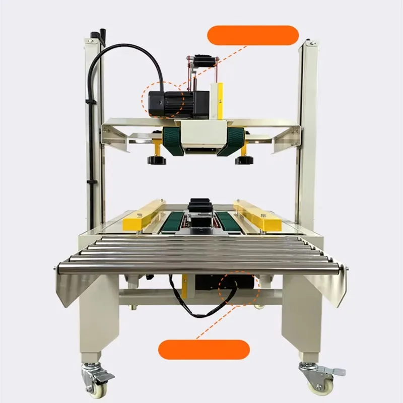 

Semi Automatic Carton Taping Sealing Multifunctional Box Sealer for Apparel Paper Packaging Logistics Use
