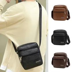 PU Leather Men Messenger Bag Business Men's Shoulder Bag Small Handbag Men Male Phone Crossbody Bags Purse Handbags Fashion