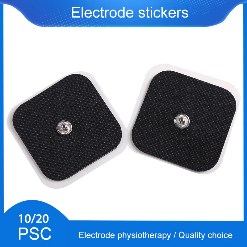 10/20pcs  Self Adhesive Non-woven Fabric Replacement  Electrode Pads Massage Body EMS Acupuncture Muscle Stimulator Patche