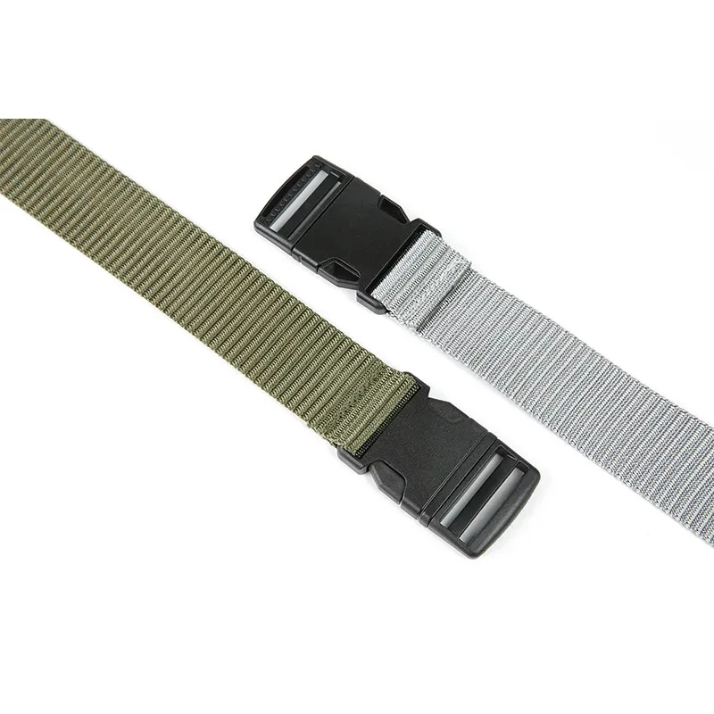 2023 Military Men Belt Army Belts Adjustable Man Outdoor Travel Tactical Waist With Plastic Buckle For Pants 125cm Nylon Braid