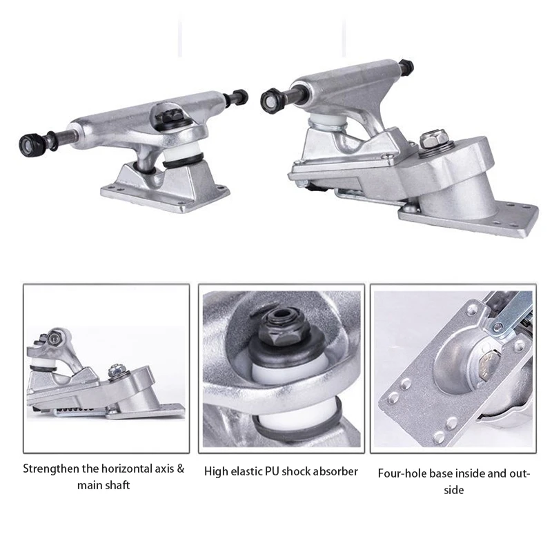 Skateboard Trucks staffa ST Longboard Truck tavola da surf S7 staffa di sterzo S7 staffa rotante per sport all'aria aperta