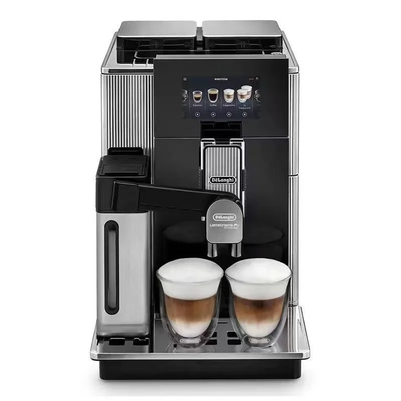 Delonghi Double Bean Bin Fully Automatic Coffee Machine Cappuccino Iced Coffee Three Ways to Drink EPAM960.75.GLM