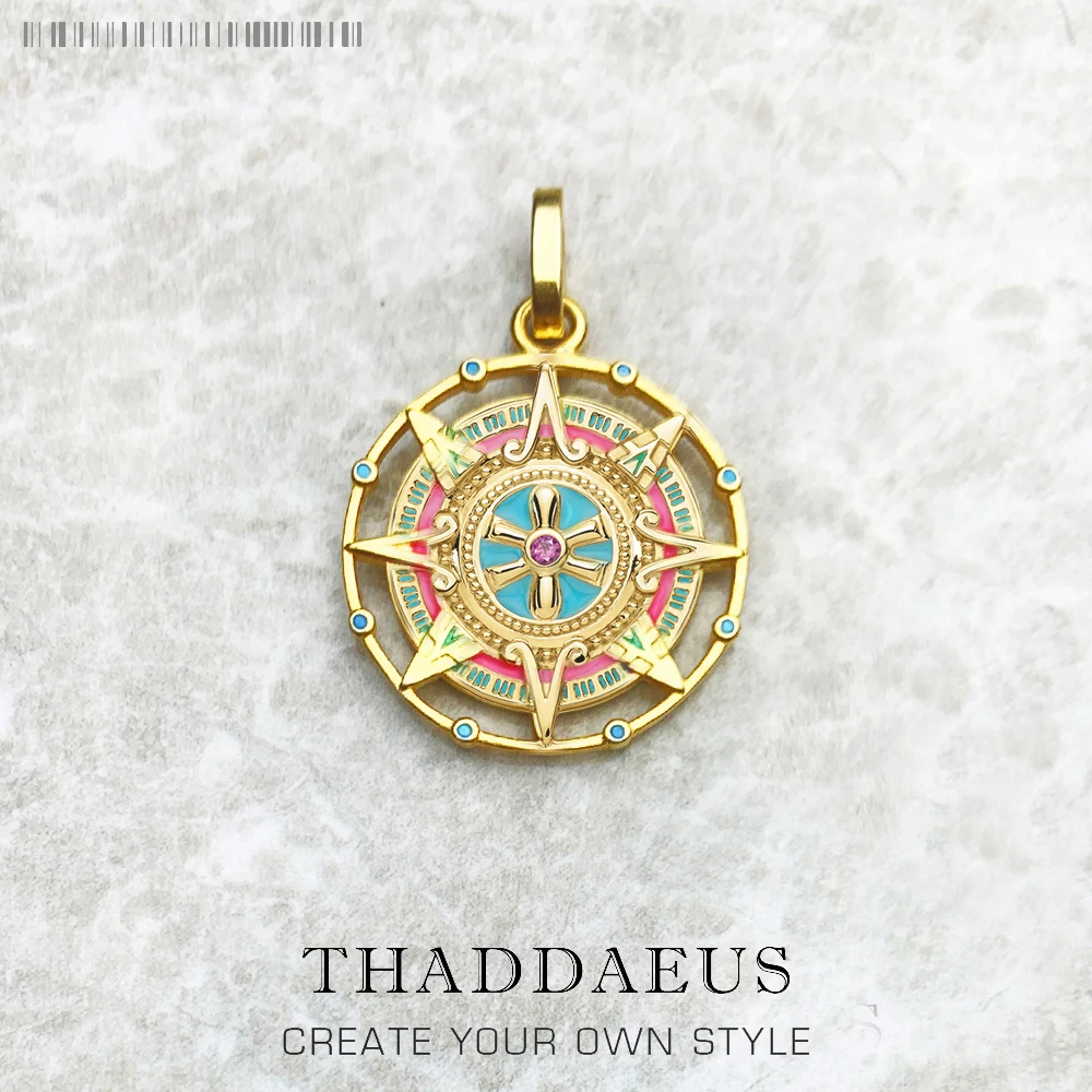 

Pendant Magic Aztec Amulet Summer Brand New Golden Jewelry Ethnic Pure 925 Sterling Silver Powerful Gift For Women Men