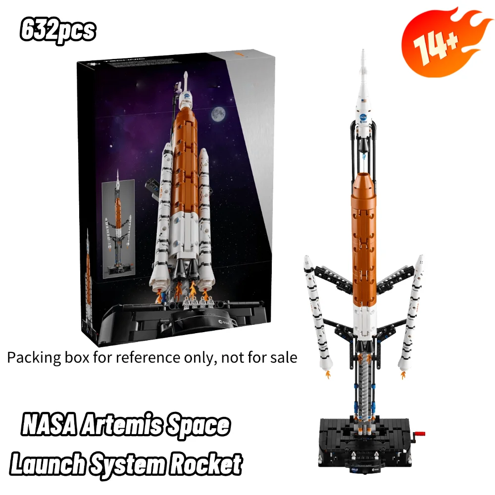 632pcs Building Blocks Kit Space Carrier Rocket Mechanical Exploration Launch Vehicle Assembly Model Festival Gifts For Adults view 2