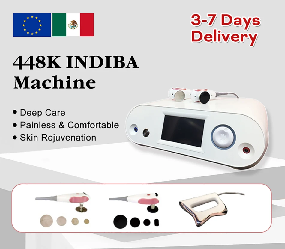 2025 Therapy Indiba 448khz Deep Body Slimming CET RET RF Radio Frequency Sanendi Tecar Therapy Lymphatic Machine