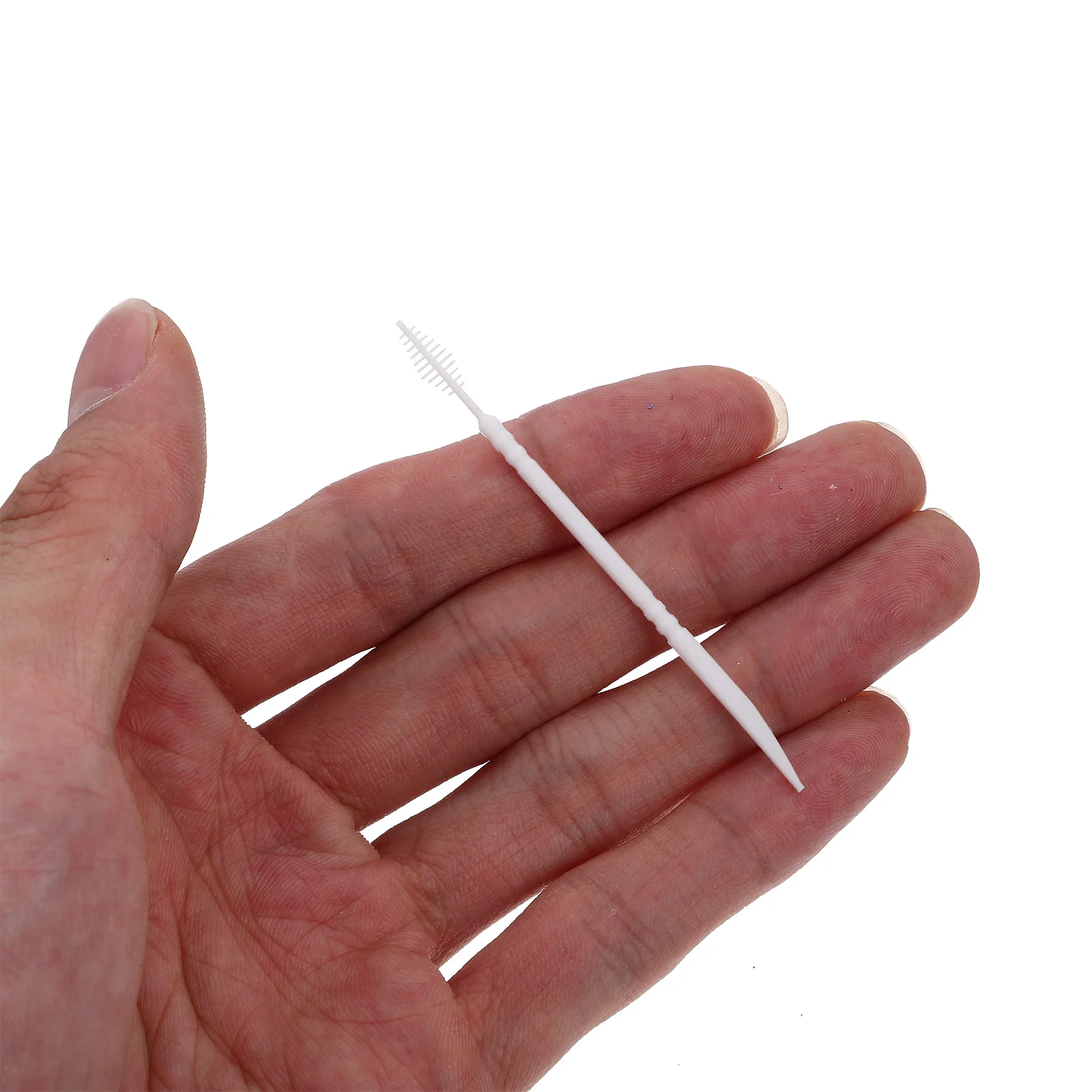 50 قطعة الأسنان المحمولة يختار البلاستيك بين الأسنان فرش لإزالة البلاك الأسنان الطازجة التنفس اللثة تحفيز العناية بالفم