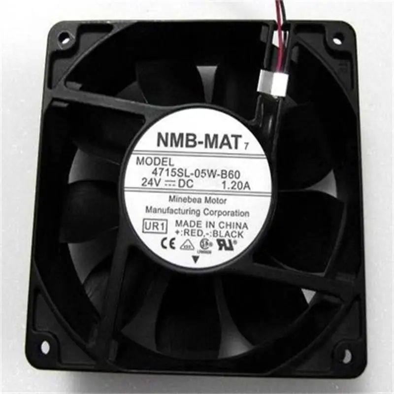 Imagem -02 - para Nmb 4715sl05w-b60 24v 1.20a 120*120*38 Ventilador à Prova Impermeável Água Novo