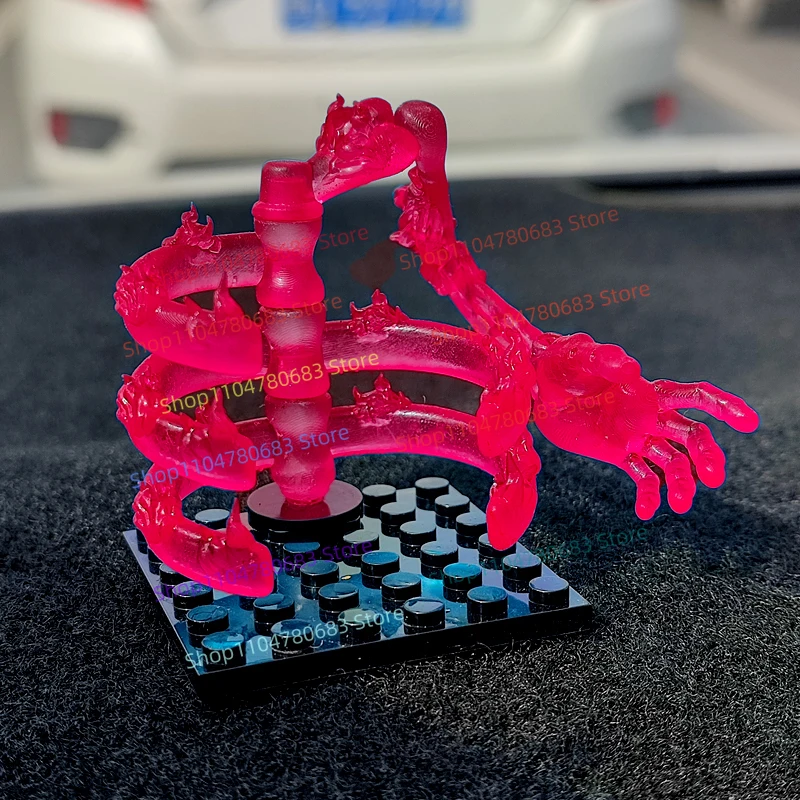 MOC اللبنات الهيكل العظمي عرض موقف نموذج الملحقات تمثال دمية مصغرة التجمع نموذج تحصيل لعبة هدية عيد