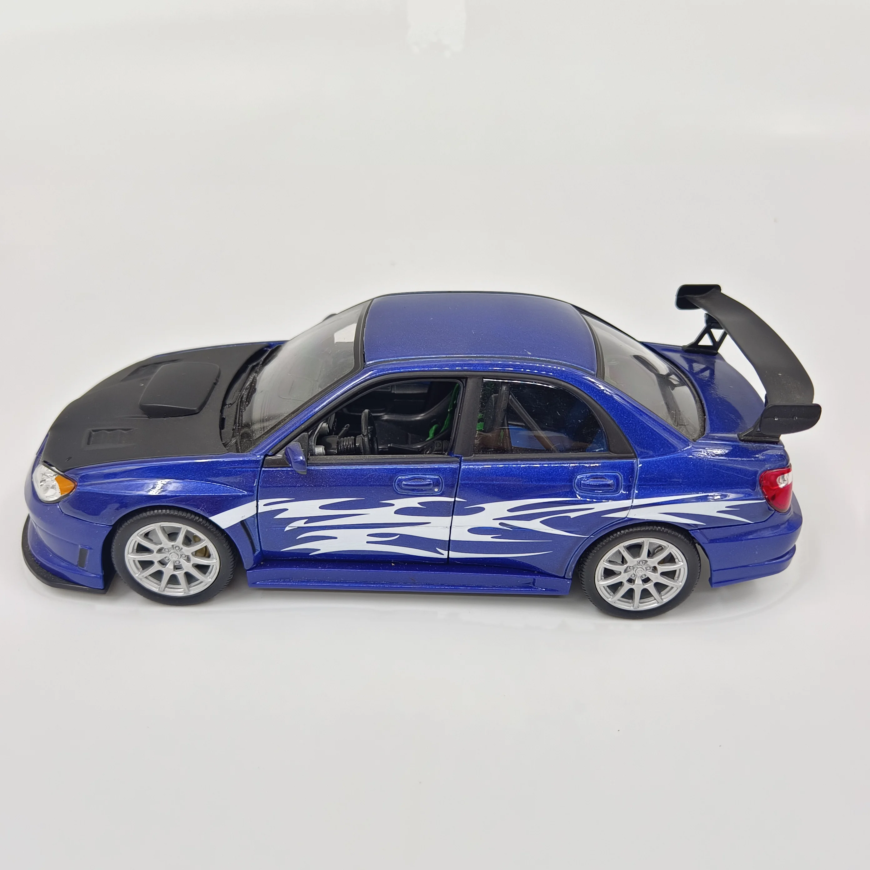 No Box 1:24 Subaru Impreza Modified Version Alloy Car Model Diecast Metal Vehicle Toy Adult Fans Collectible Souvenir Gifts