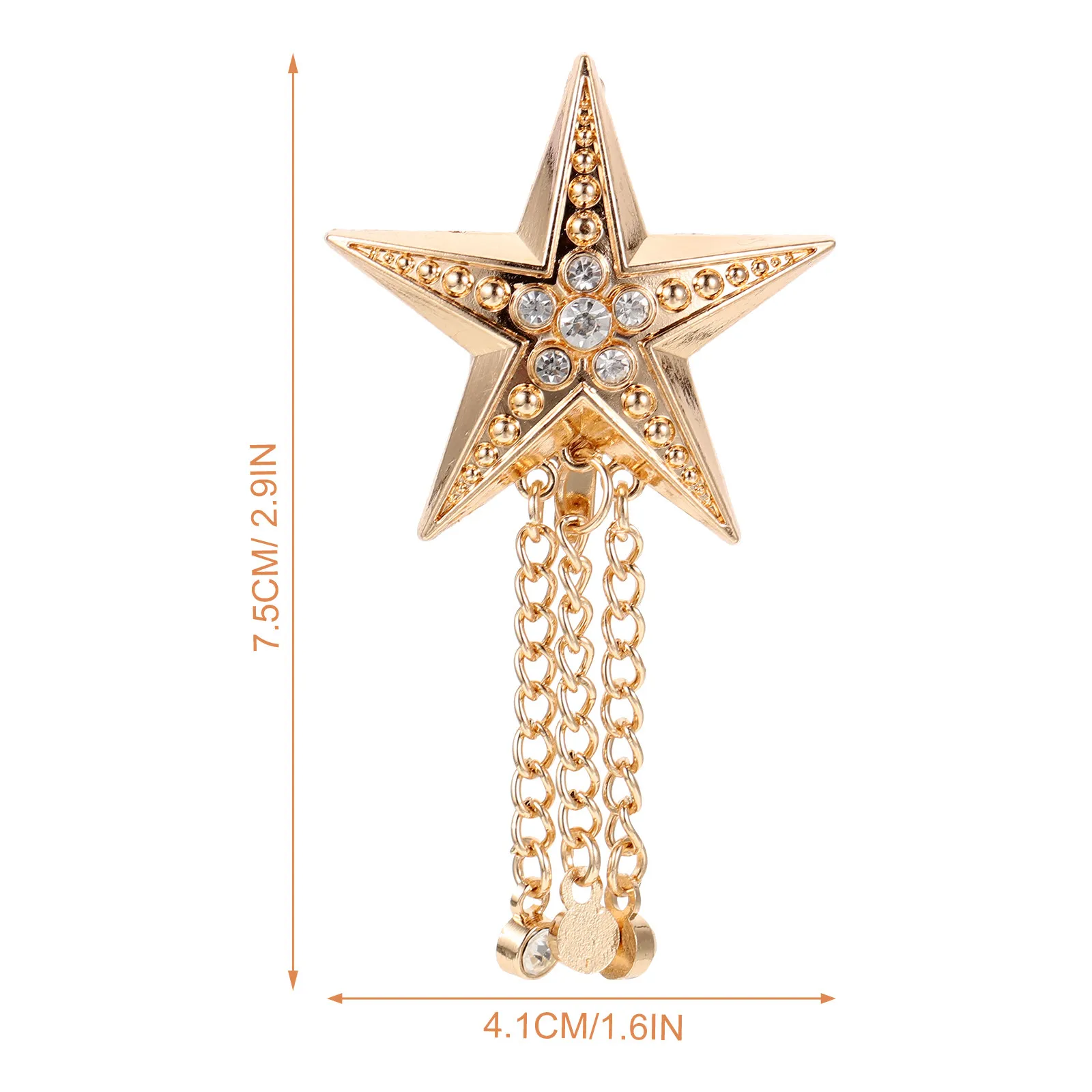 2Pcs Exquisite Rhinestone Tassel Ornament Alloy Shoe Charm Decor for Boots Sneakers Bags Clothes Party Gift Women Men Teens
