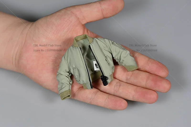 1/12 Skala Przystojny Modny Wojskowy Zielony Podwójna Kieszeń Okrągły Płaszcz Pasuje do 6 cali 13.4 CM BJD SD Figurka akcji Model Zabawki