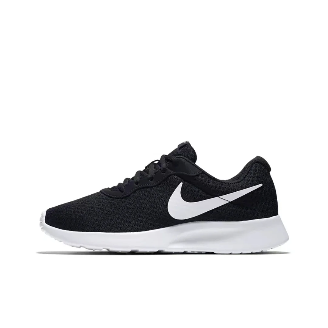 Nike Tanjun Męskie i damskie buty do biegania Antypoślizgowe niskie trampki Oddychające czarne trampki Oreo unisex812654-001