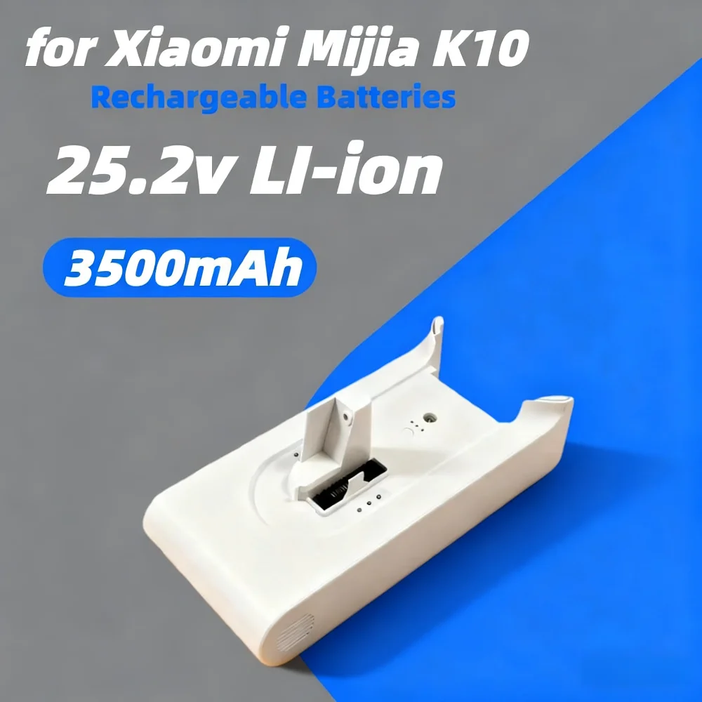 25.2v 3500mAh Replacement Battery Pack Compatible for Xiaomi Mijia K10 Handheld Cordless Vacuum Cleaner Rechargeable Battery.