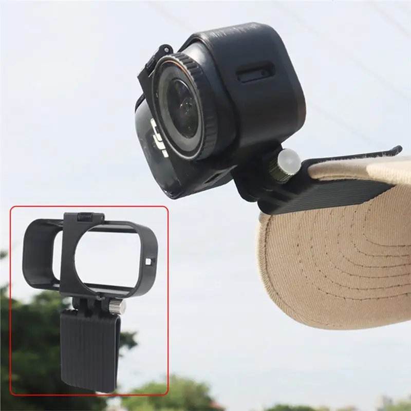ABZW Cap Clip For DJI Osmo Nano 4K Thumb Sports Camera Adjustable Hat Brim Bracket Holder- Parent-Child