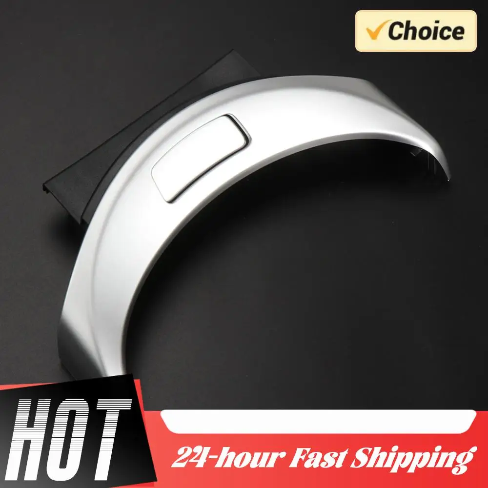 

Chrome Silver Console Armrest Cover Switch Button Center Console Armrest Release Button Cover for Benz C C GLC Class W205 W253