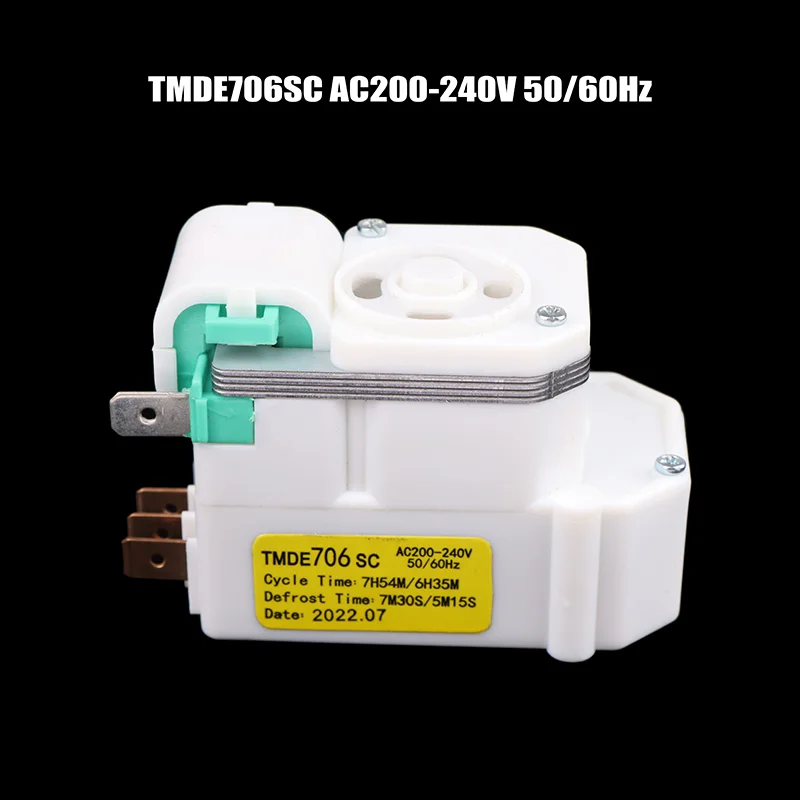 

High-quality Refrigerator Parts TMDE706SC Refrigerator Defrosting Timer AC200-240V 50/60Hz