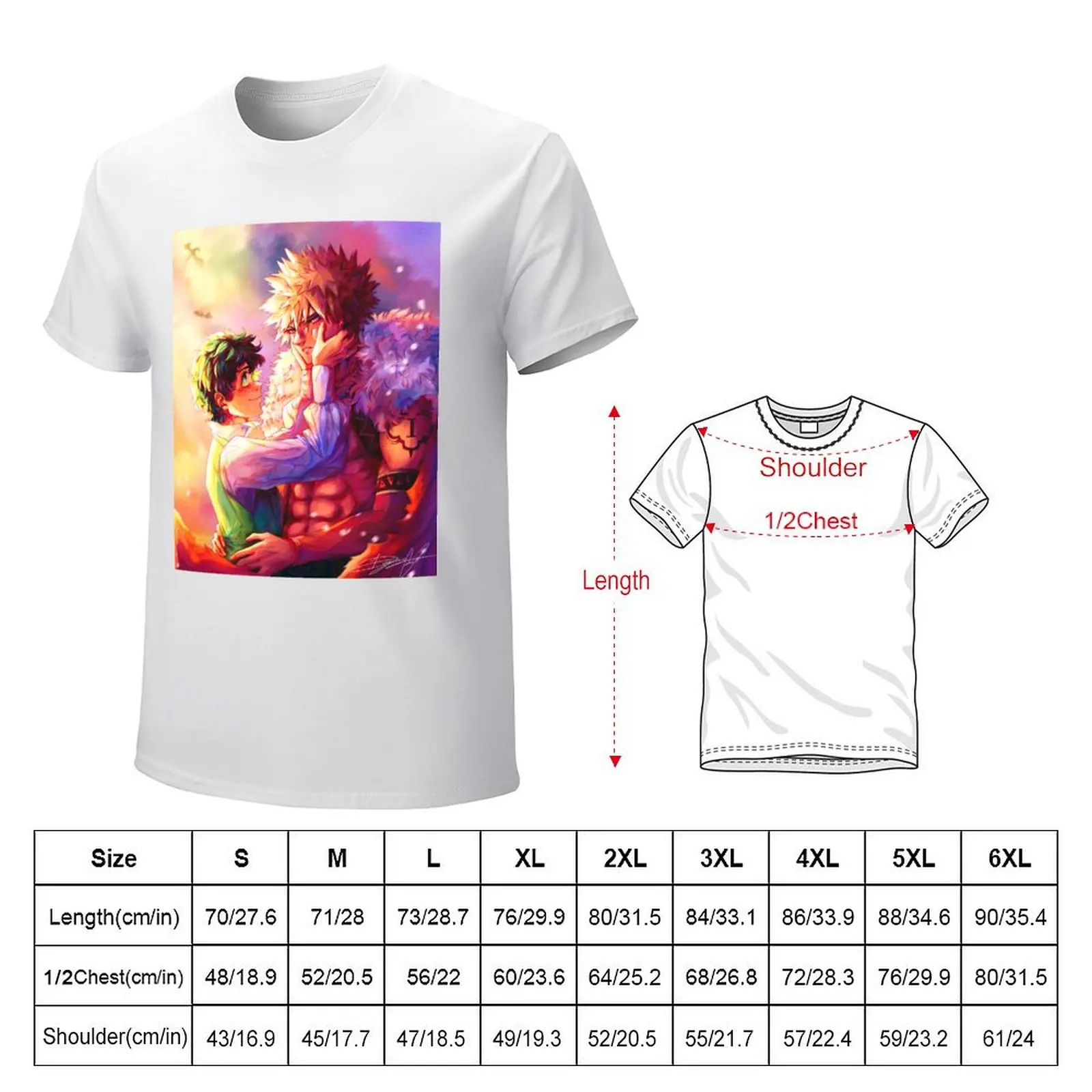 bakudeku T-shirt animal prinfor boys tops customs blacks T-shirts for men cotton