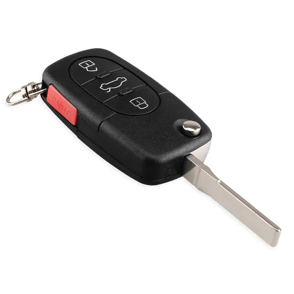 KEYYOU Remote Flip Car Key Shell Case CR1616 Battery For VW Volkswagen Golf 4 5 6 Passat B5 B6 Polo Bora Touran