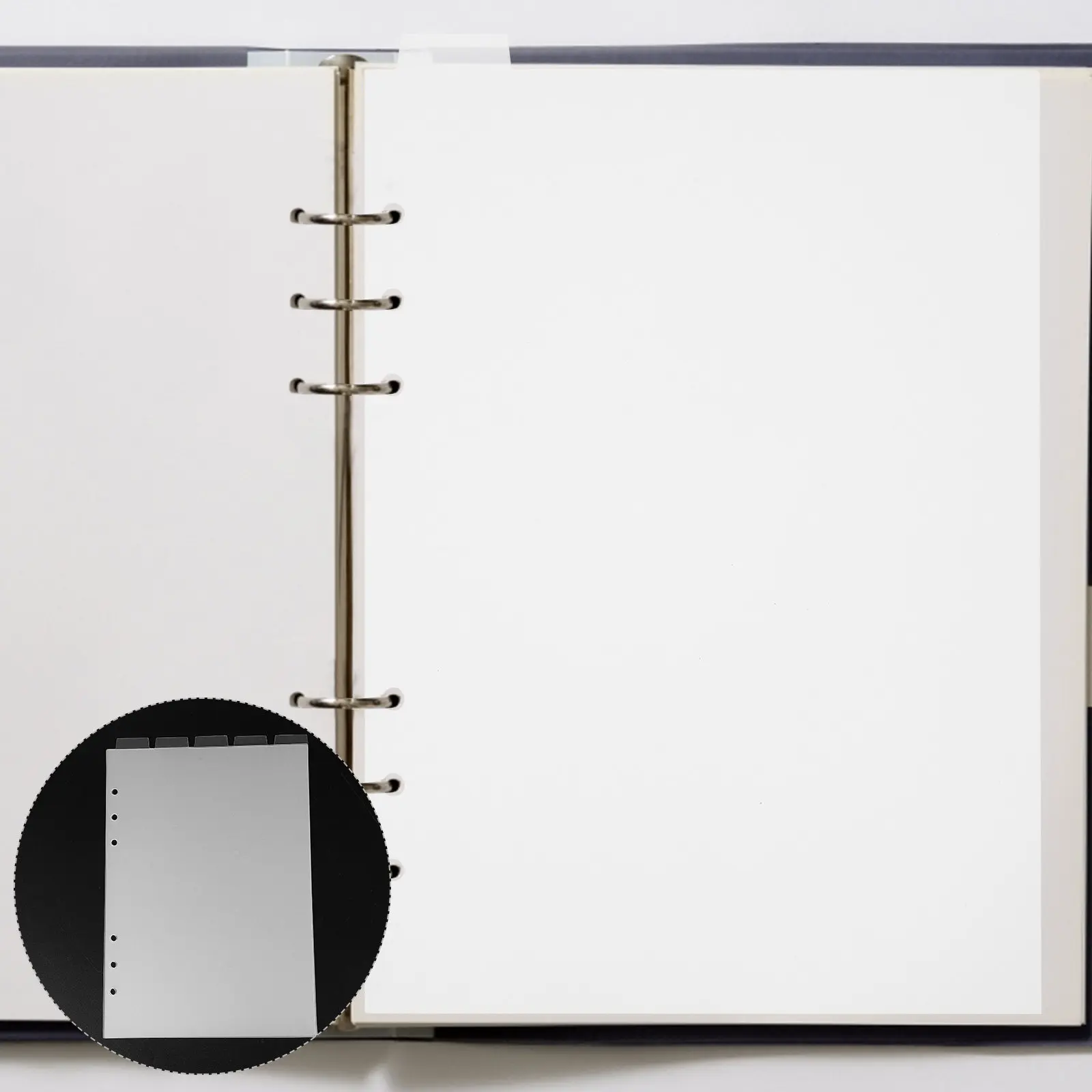 Premium PVC Binder Dividers A5 Size Writable Tab Dividers for Notebooks Planners Journals Reports Indexing Organizing