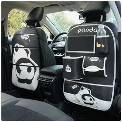 1PC Car Seat Back Kick Protector Storage Bag for Kids Waterproof Anti Kick Accessories Cartoon Interior Anti-Child-Kick Pad