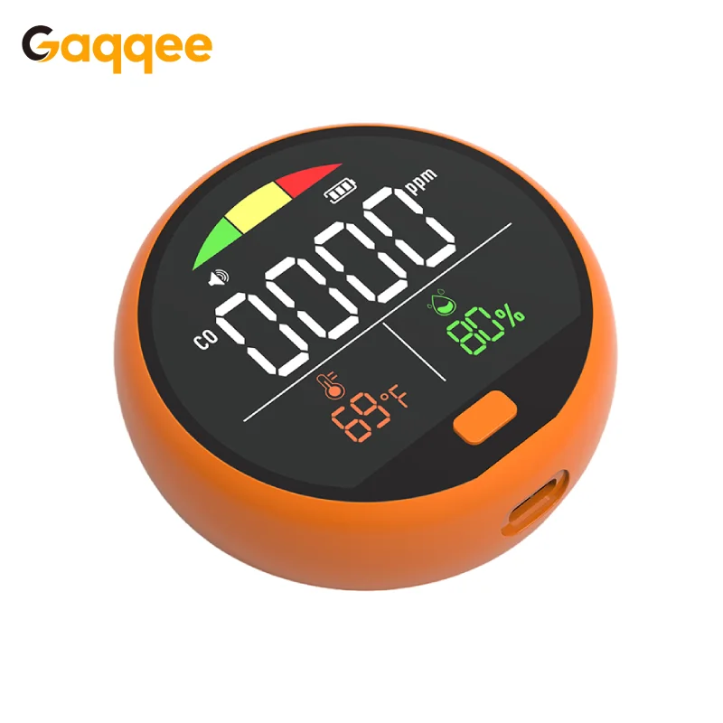 

PTH-21D Air Quality Detector with LCD Screen for CO/Temperature/Humidity Portable Carbon Monoxide Gas Alarm for Home Hotel