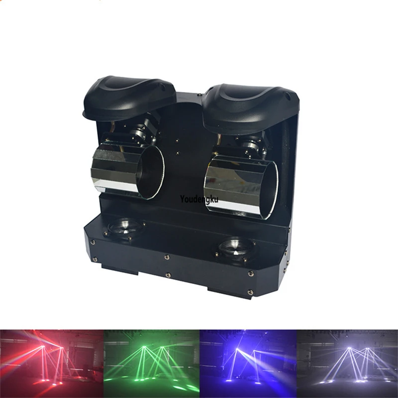 

2 Pieces 2*10W RGBW 4-IN-1 Color LED Double Roller Fashion Stage Show Popular birthday party decorations equipment