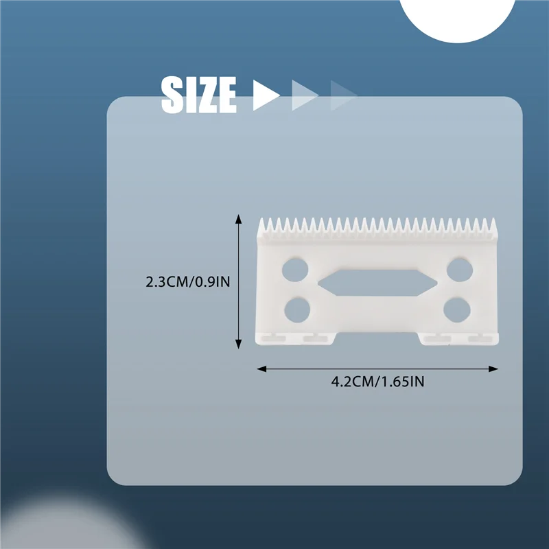 A47F-30 Stück 28 Zähne Zirkonoxid-Scherklinge für Wahl Senior Clipper
