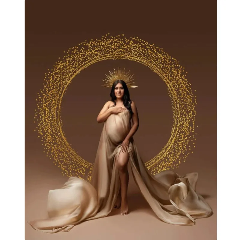 

5YARD/Satin Maternity Photography Fabric - Silky Pregnancy Photo Prop Wrap & Backdrop - Studio Draping Cloth for Maternity Shoot