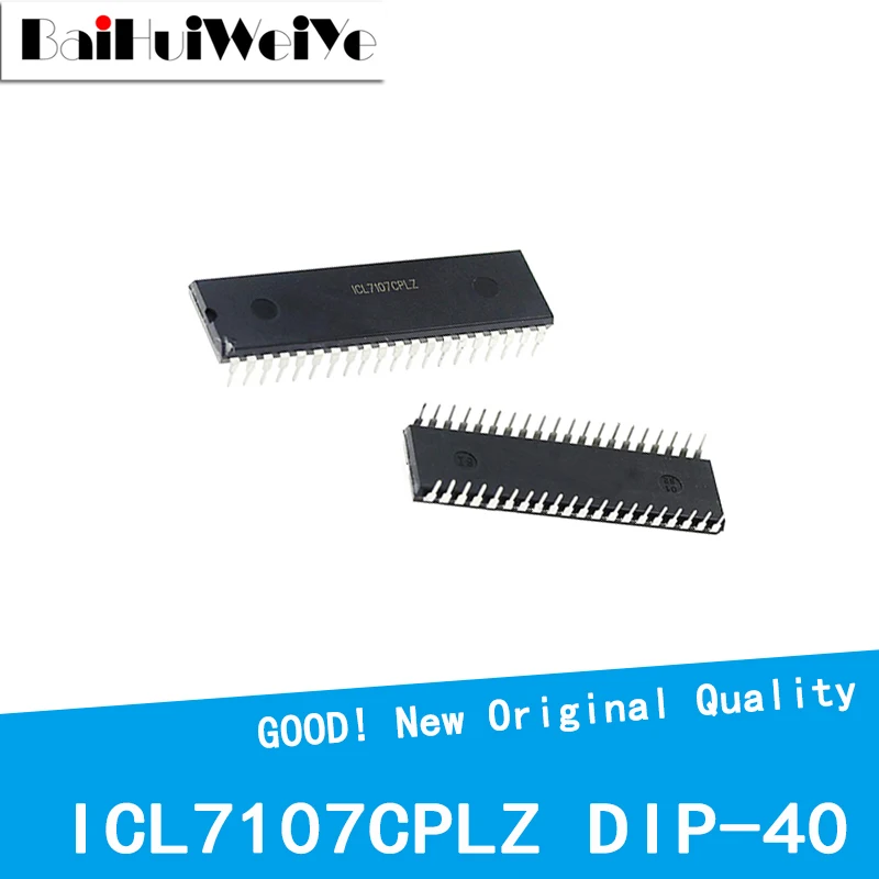 1PCS/LOT ICL7107CPLZ ICL7107 DIP-40 3.5-Bit Analog To Digital Converter CMOS New  Good Quality Chipset