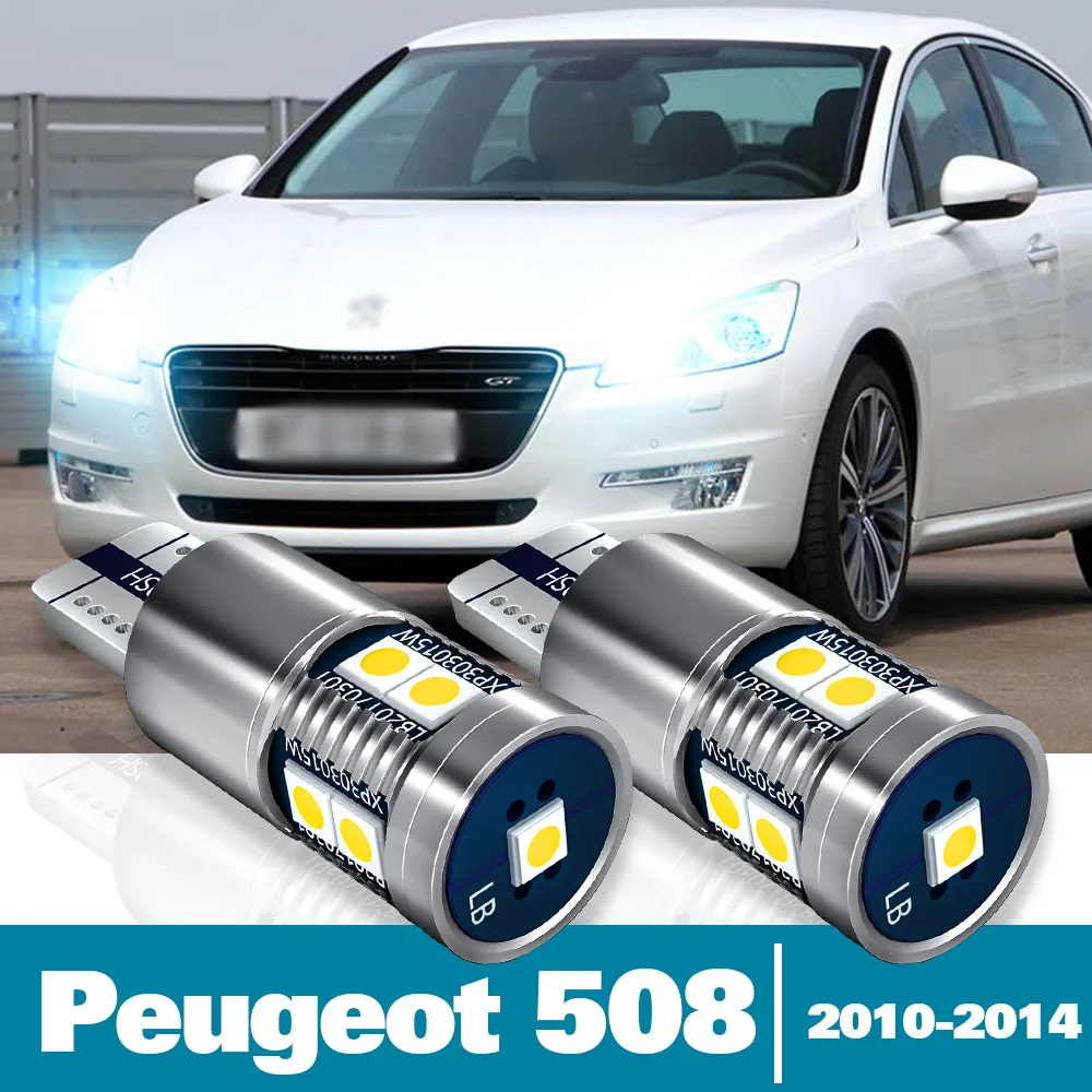 

2pcs LED Parking Light For Peugeot 508 Accessories 2010 2011 2012 2013 2014 Clearance Lamp