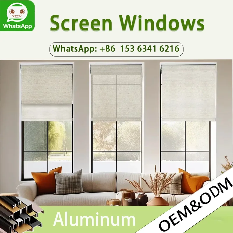 

Double black curtain roller blinds electric custom aluminum alloy window aluminum alloy blinds