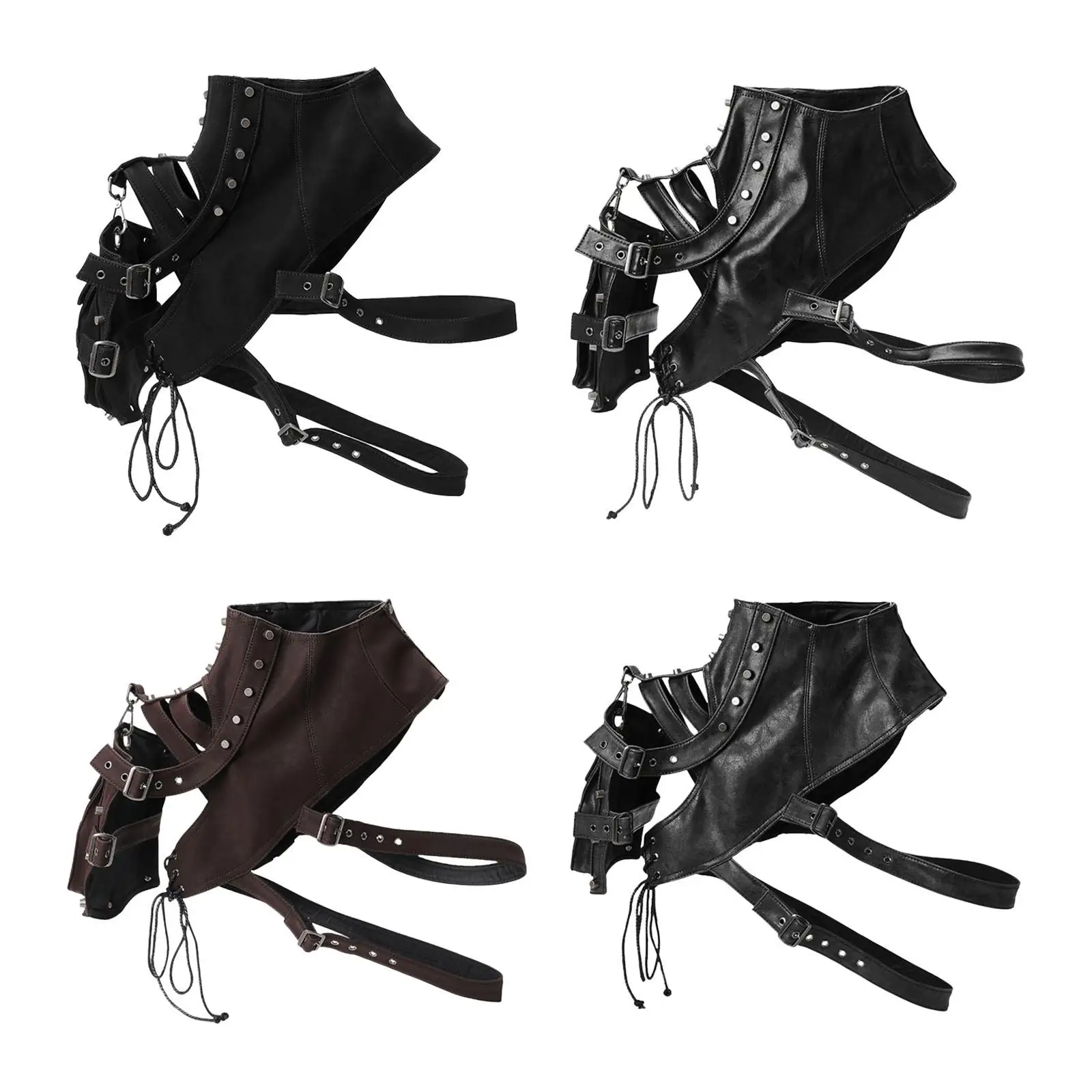 

Gothic Steampunk Shoulder Bag Costume Accessory Stage Performance Arm Cuff