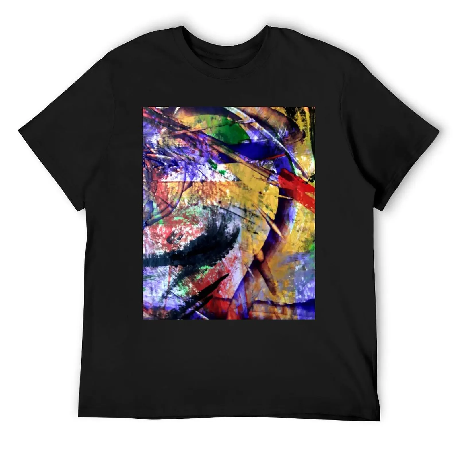 GESTURAL PAINTING I T-Shirt vintage graphic tee cheap stuff mens white t shirts