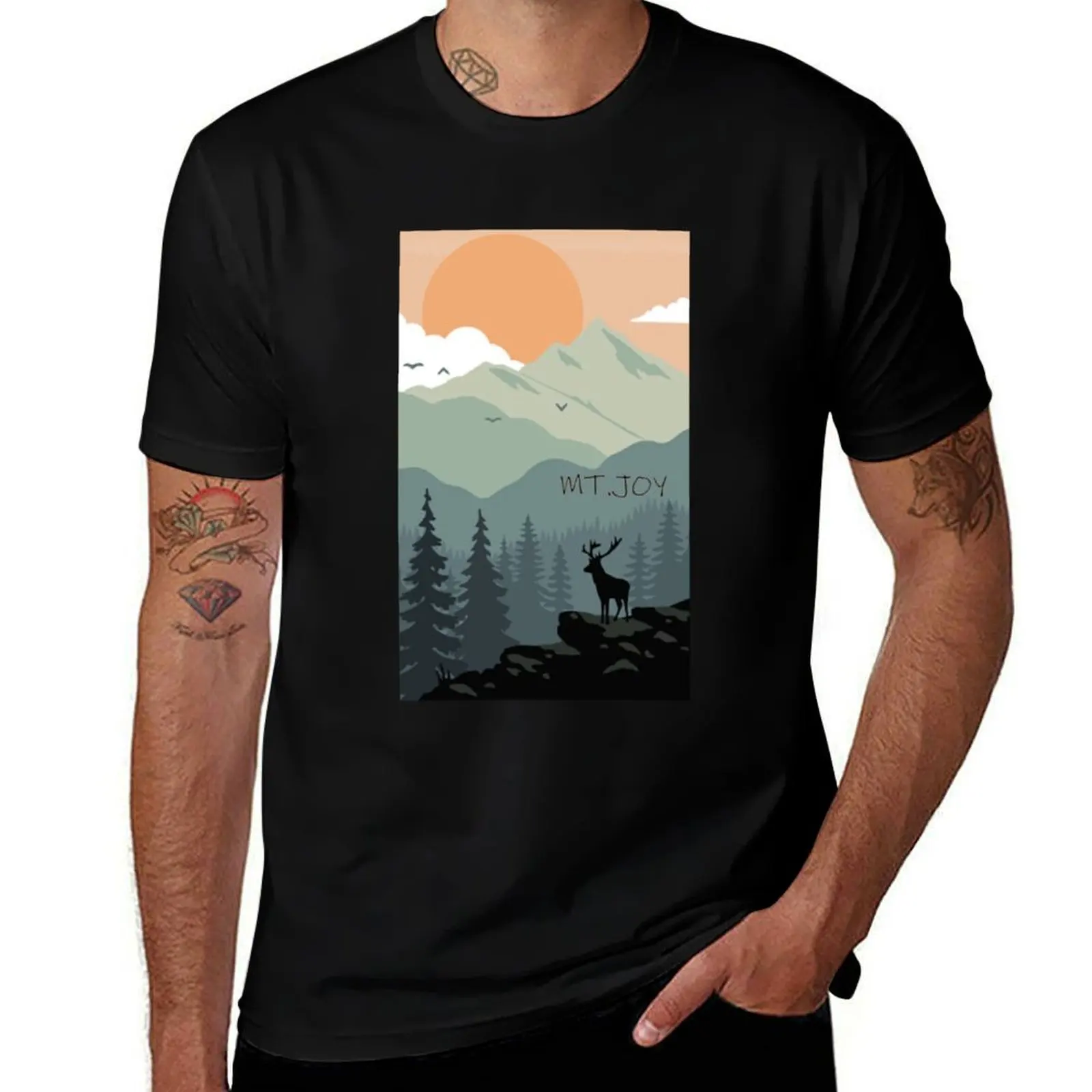 mt joy mt T-Shirt Fitness Quick Dry Short Sleeve Top