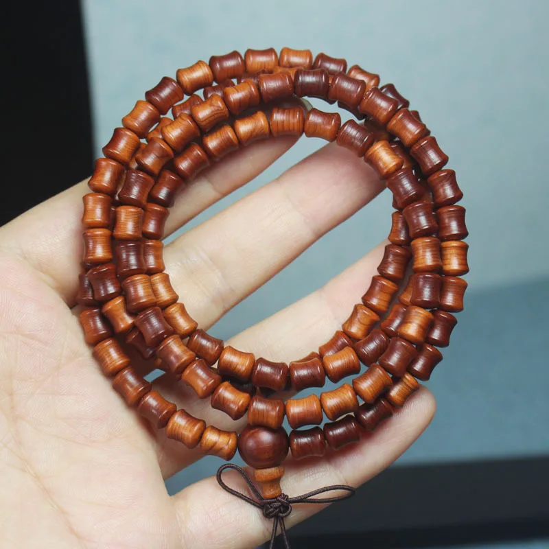 Factory Wholesale Cypress High Oil Bamboo Bracelet Transparent Crafts Crafts Rosary Bracelet