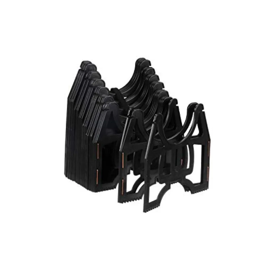 

10-Foot Slunky RV Hose Support RV Sewer Hose Holder Black