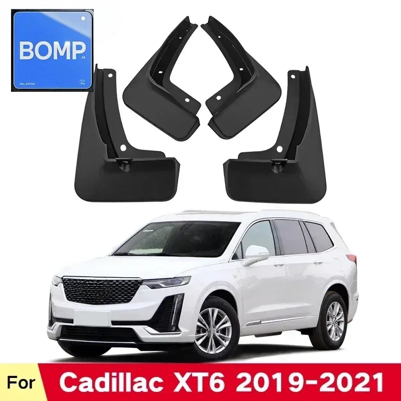 

Fit For Mud Flaps Cadillac XT6 2019 2020 2021 Splash Guards Fender MudFlaps Front Rear Mudguards Car Accessories