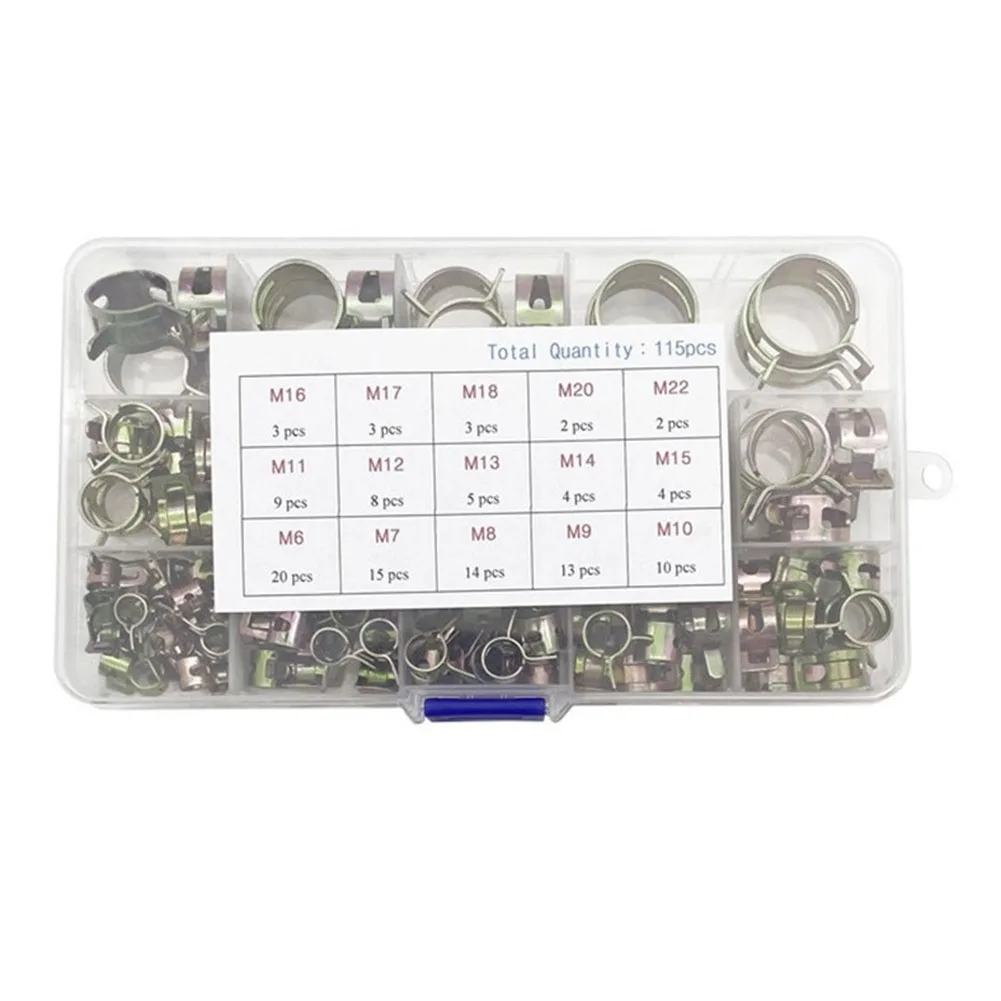 قابلة لإعادة الاستخدام الأنابيب أنبوب المشابك سيليكون خرطوم مكنسة كليب محرك صغير خرطوم المشابك المشبك المشابك خرطوم المشابك مقاطع الربيع