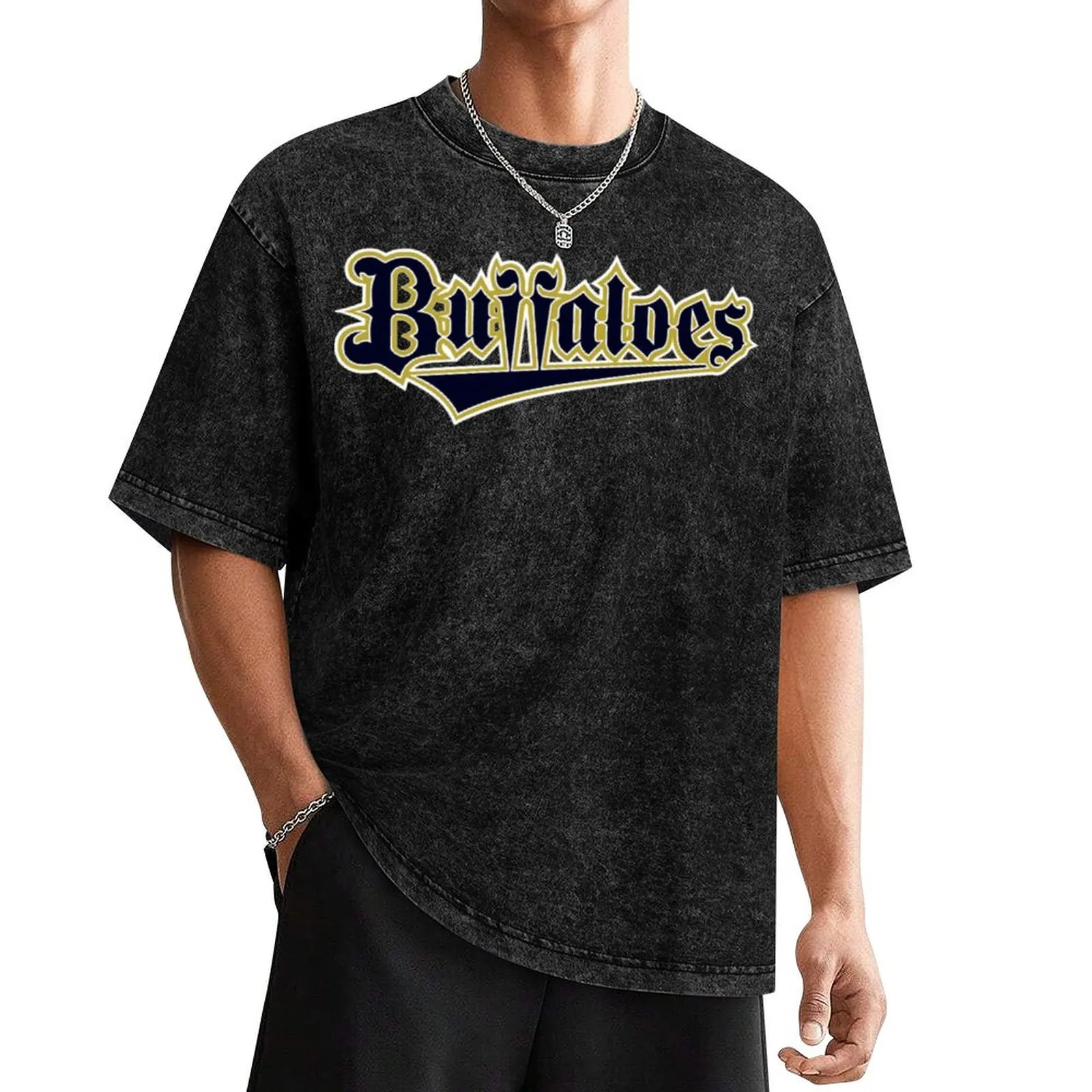 Orix Buffaloes T-Shirt Funny t-shirts football t shirt T-shirts man cotton t shirt men