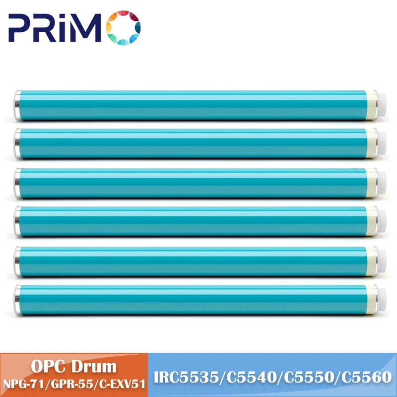 

6X NPG-71 GPR-55 C-EXV51 OEM Color 80K OPC Drum Cylinder for Canon IR ADV C5535 C5540 C5550 C5560 C5735 C5740 C5750 C5760